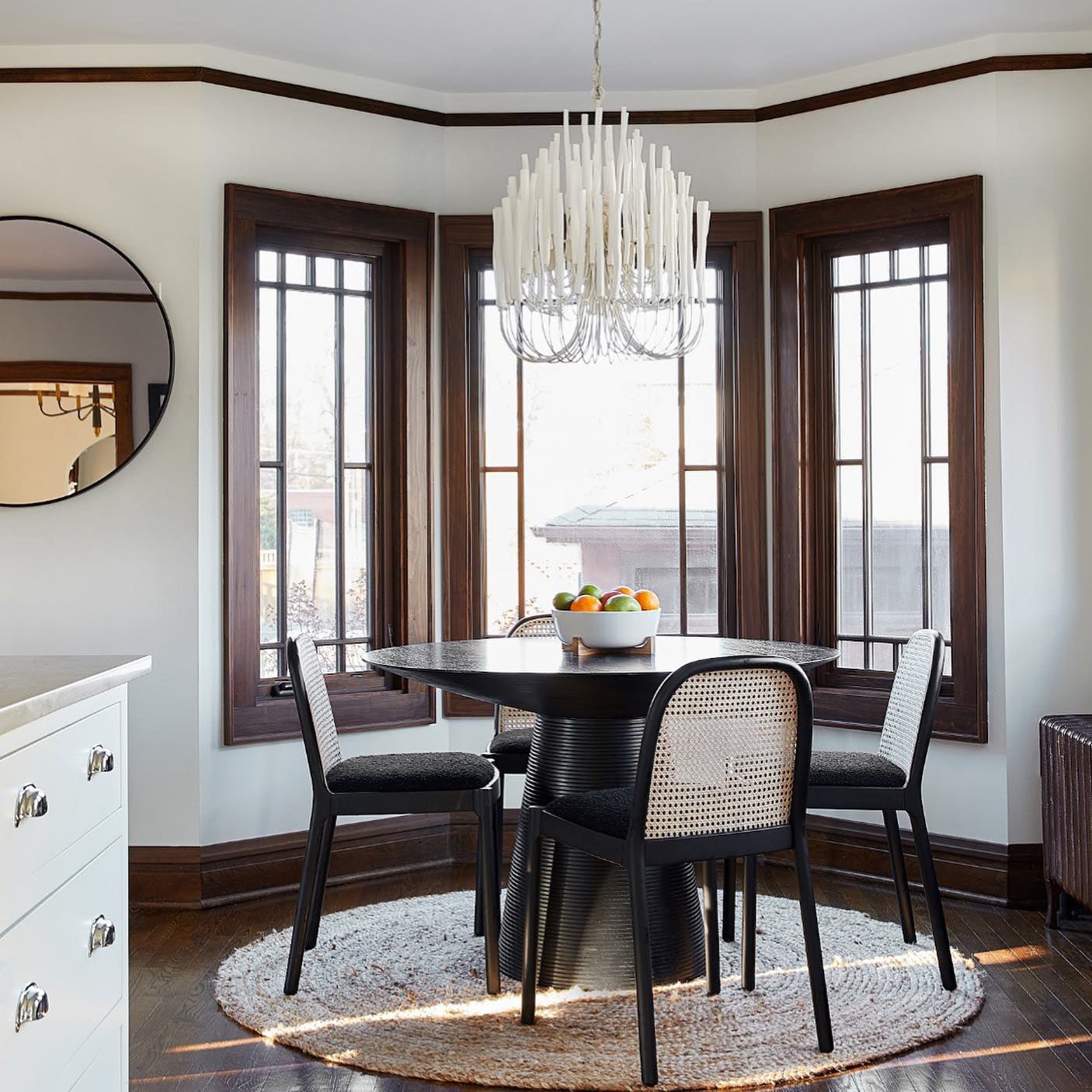 Swinton Chandelier | White Wood & Metal | Multiple Head Options