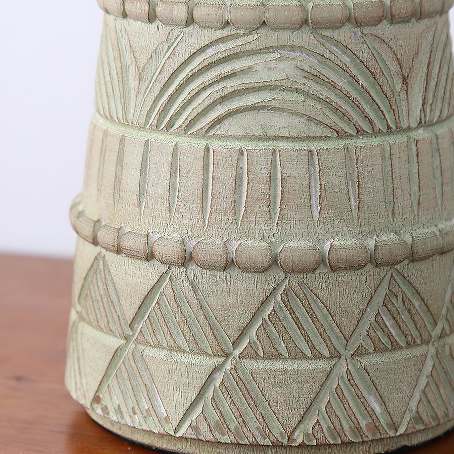 Sylvan Grace Table Lamp | Wood & Cloth | Beige