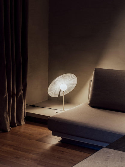 Symphony Table Lamp | Adjustable Rotating Shade | Red, Black, White