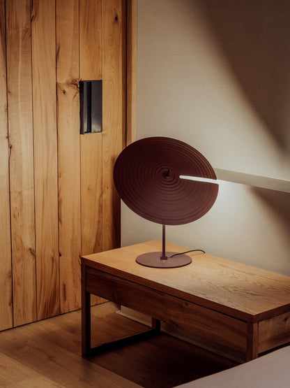 Symphony Table Lamp | Adjustable Rotating Shade | Red, Black, White
