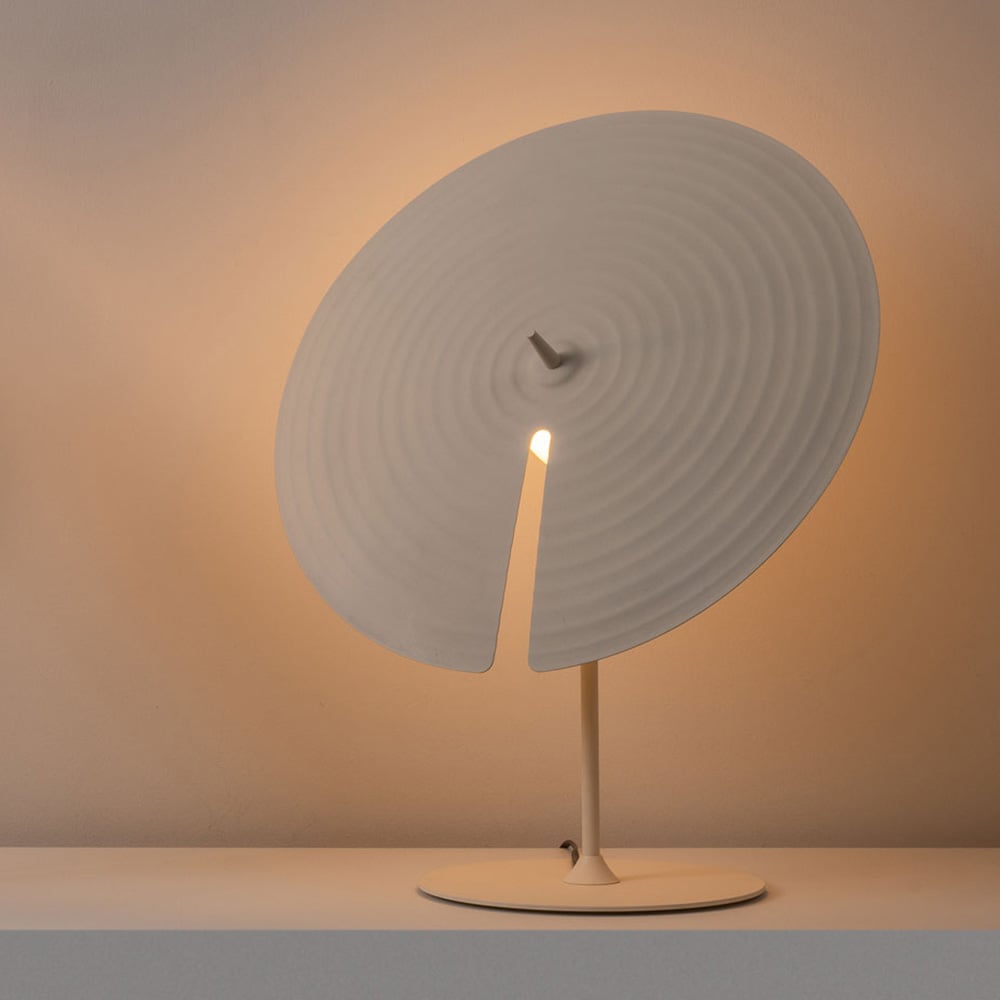 Symphony Table Lamp | Adjustable Rotating Shade | Red, Black, White