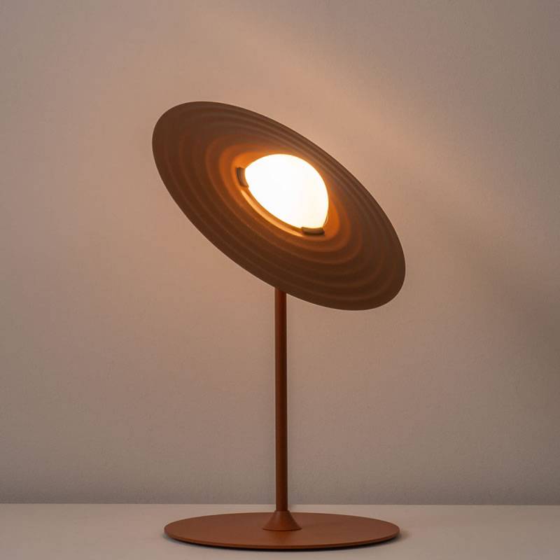 Symphony Table Lamp | Adjustable Rotating Shade | Red, Black, White