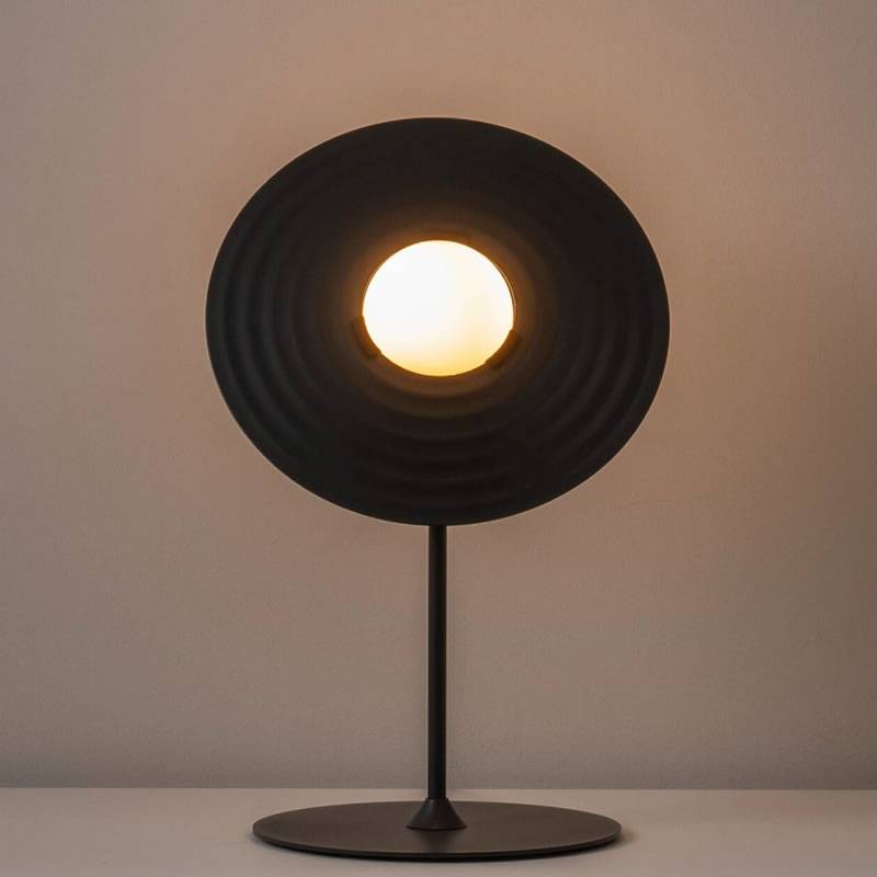 Symphony Table Lamp | Adjustable Rotating Shade | Red, Black, White