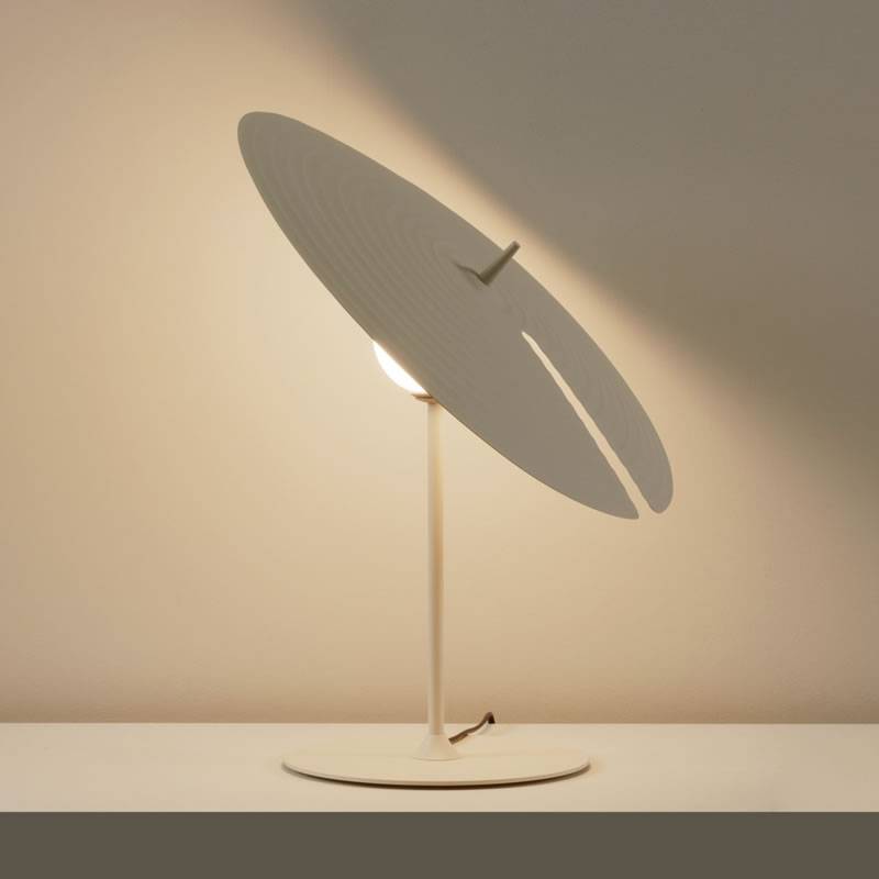 Symphony Table Lamp | Adjustable Rotating Shade | Red, Black, White