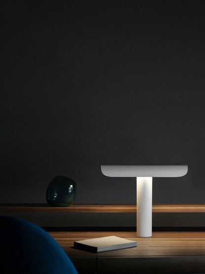 Table Lamp | Integrated LED | White, Black, Antiqued Copper