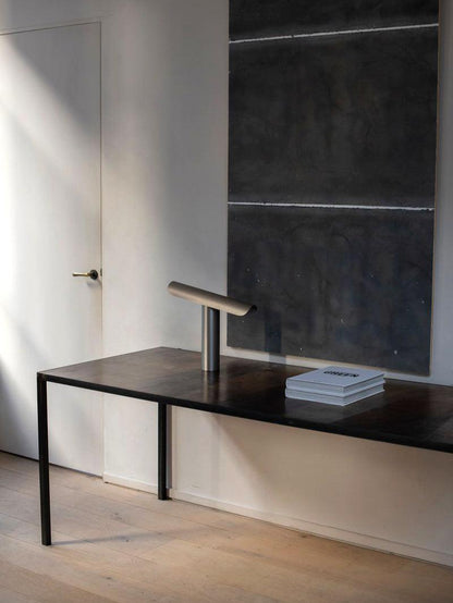 Table Lamp | Integrated LED | White, Black, Antiqued Copper