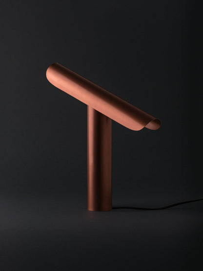 Table Lamp | Integrated LED | White, Black, Antiqued Copper