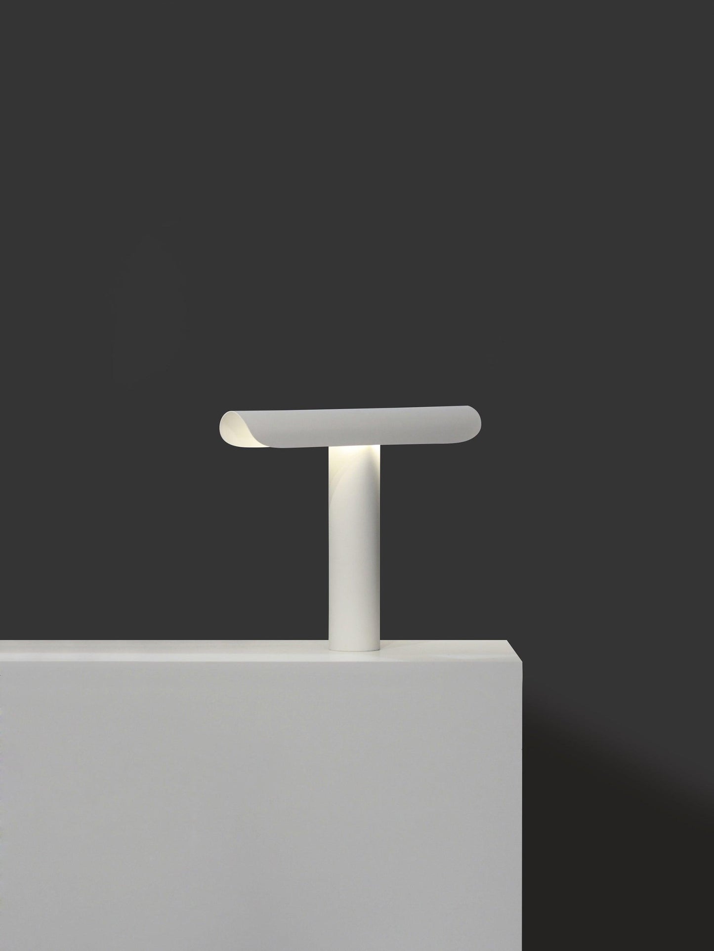 Table Lamp | Integrated LED | White, Black, Antiqued Copper
