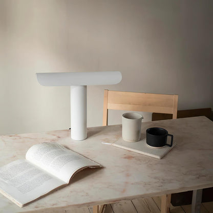 Table Lamp | Integrated LED | White, Black, Antiqued Copper