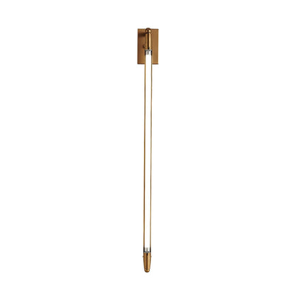 T Tube Wall Light | Iron & Metal | Gold Finish