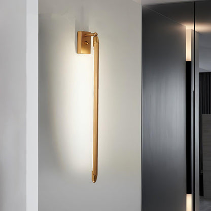 T Tube Wall Light | Iron & Metal | Gold Finish