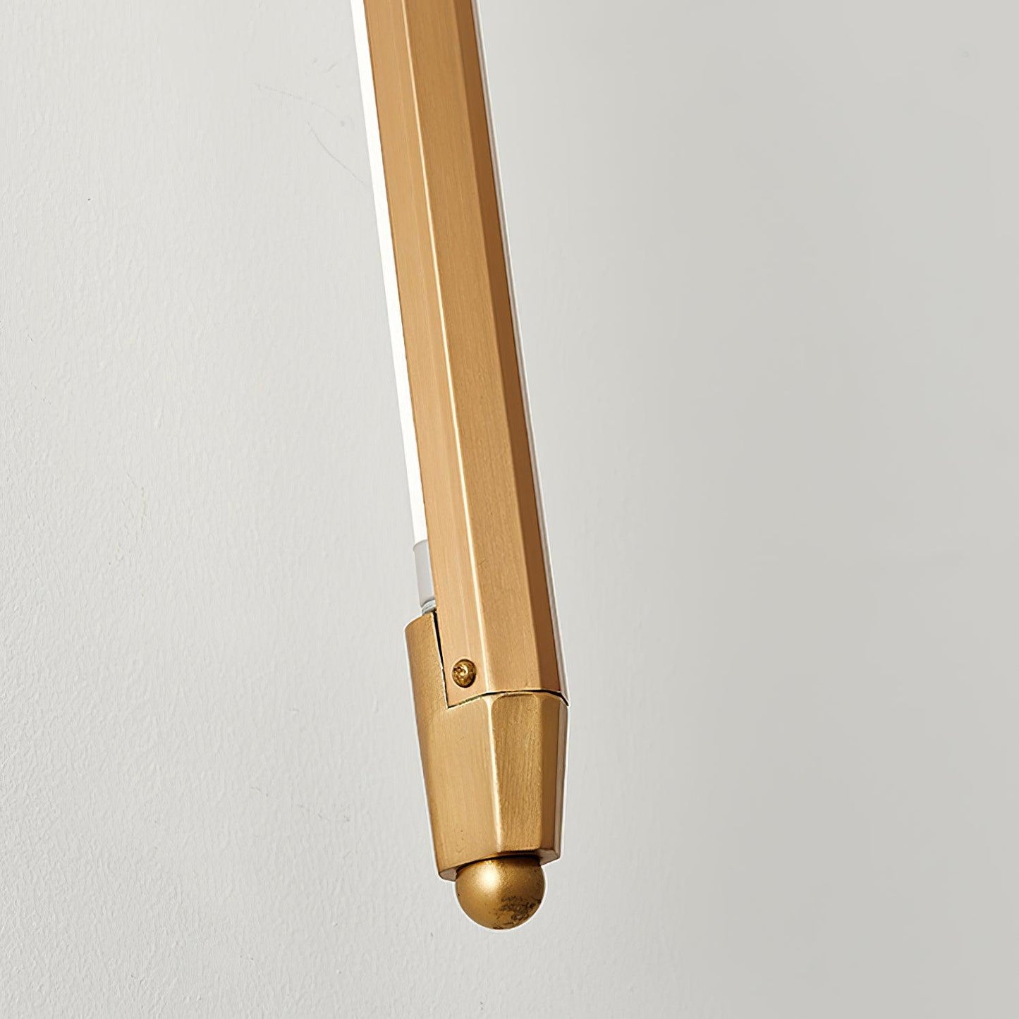 T Tube Wall Light | Iron & Metal | Gold Finish