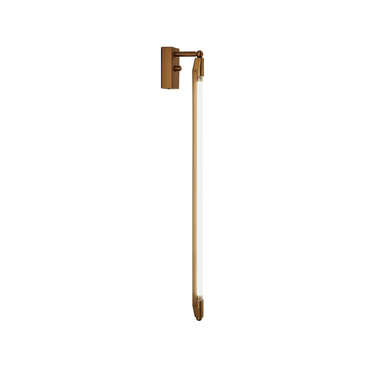T Tube Wall Light | Iron & Metal | Gold Finish