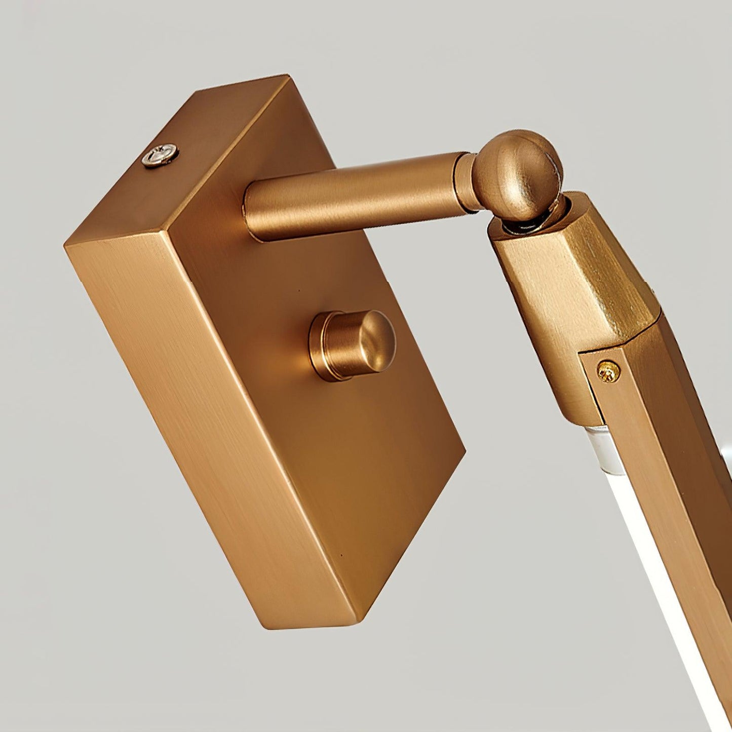 T Tube Wall Light | Iron & Metal | Gold Finish