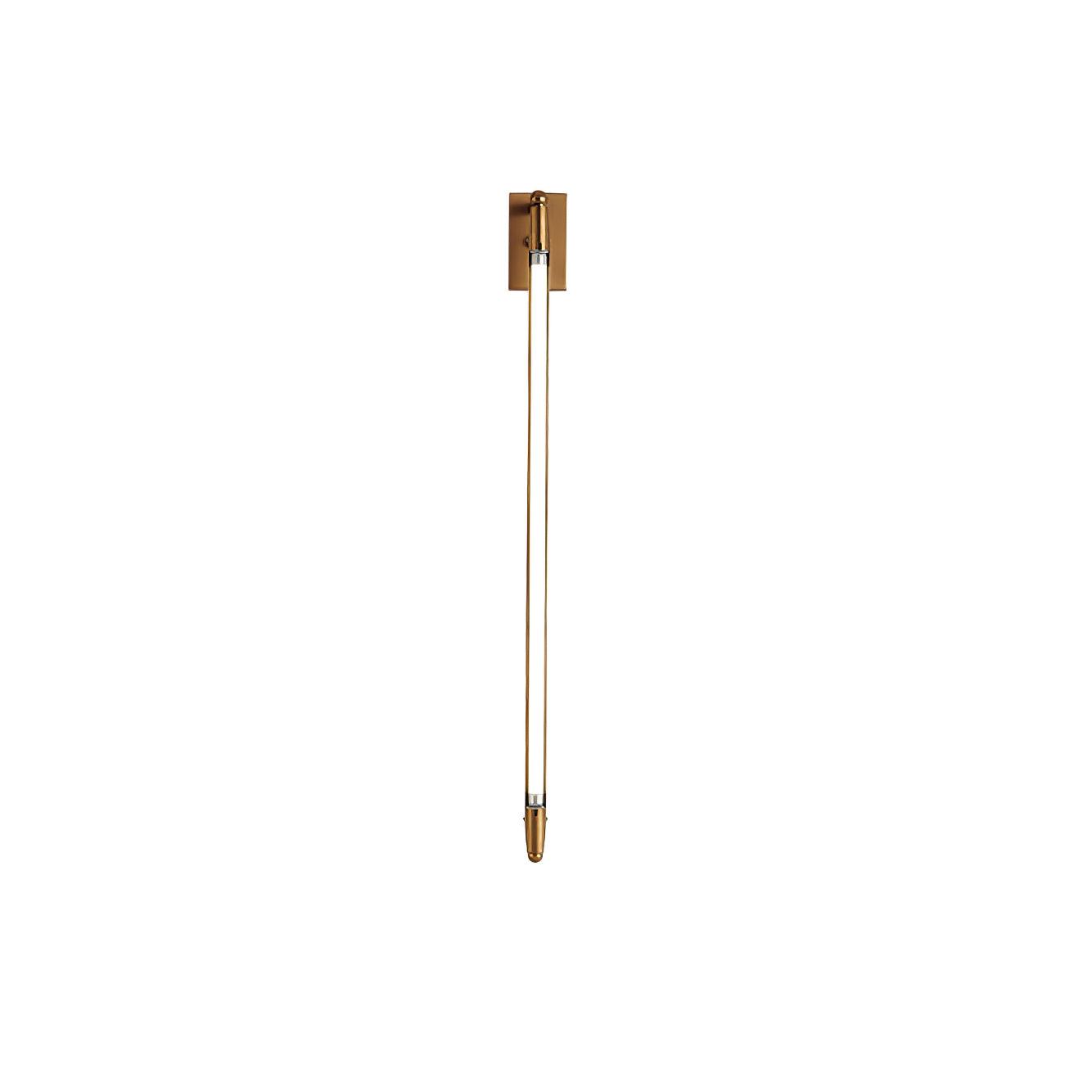 T Tube Wall Light | Iron & Metal | Gold Finish