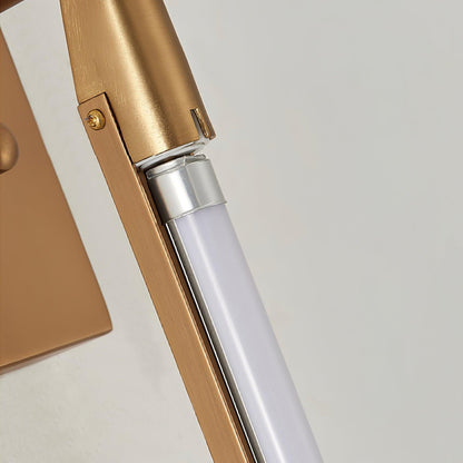 T Tube Wall Light | Iron & Metal | Gold Finish