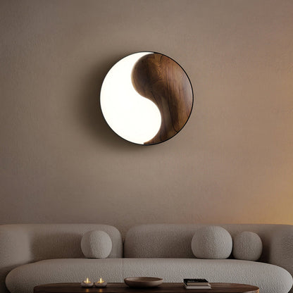 Taiyi Balance Ceiling Light | Wood & Metal | 65cm Diameter