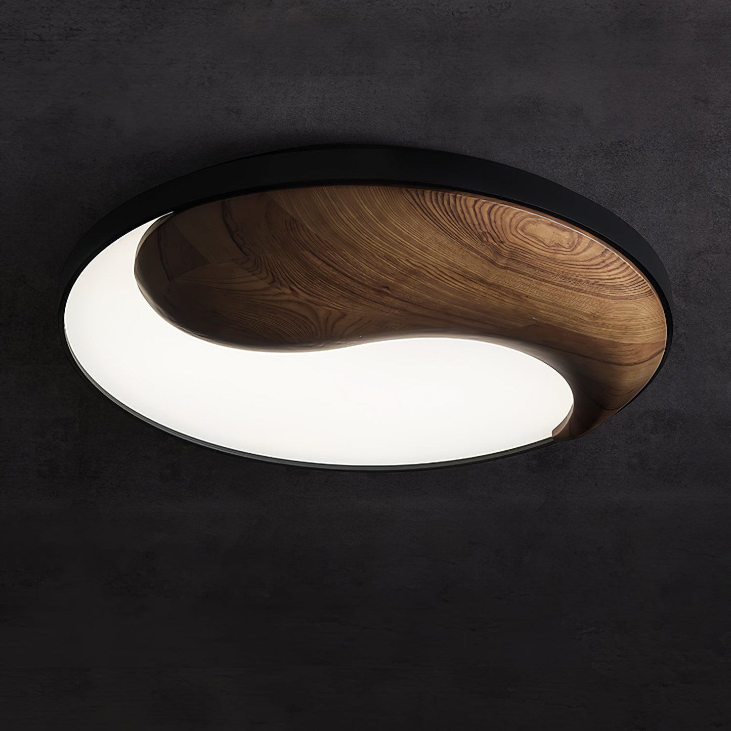 Taiyi Balance Ceiling Light | Wood & Metal | 65cm Diameter