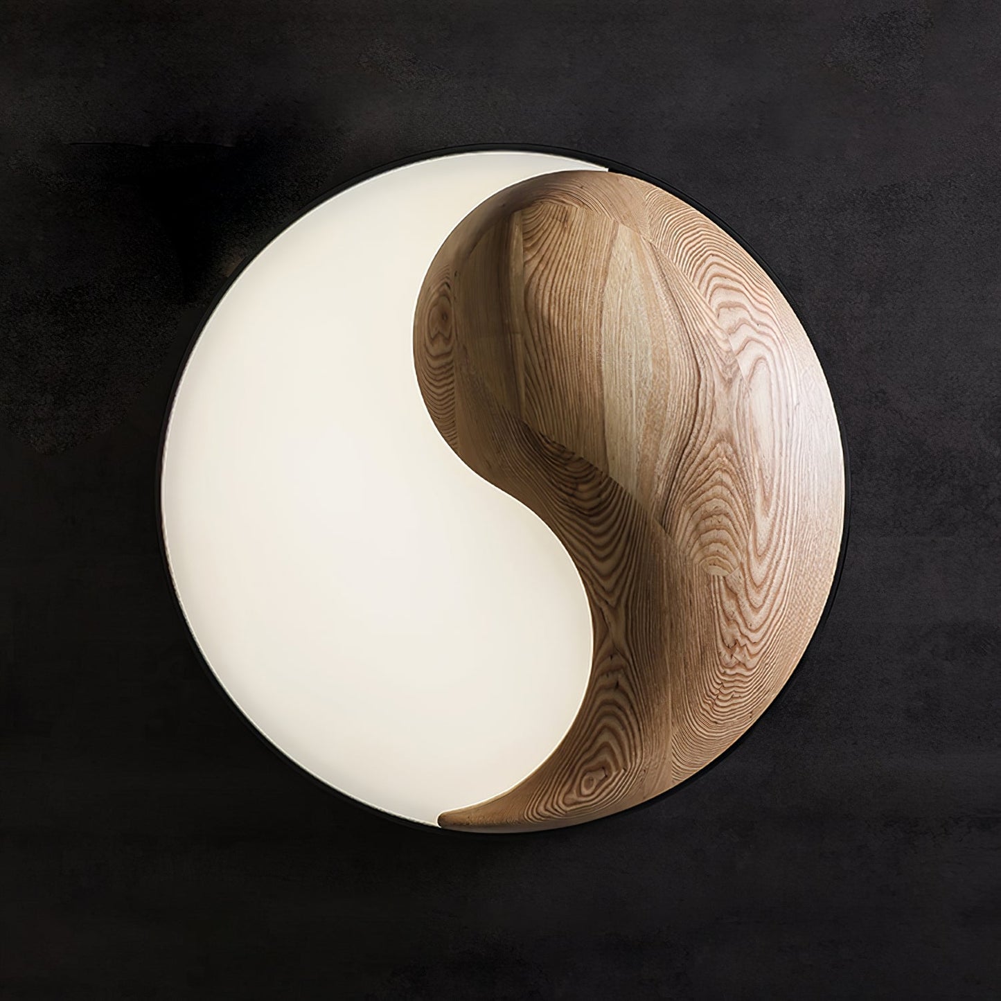 Taiyi Balance Ceiling Light | Wood & Metal | 65cm Diameter