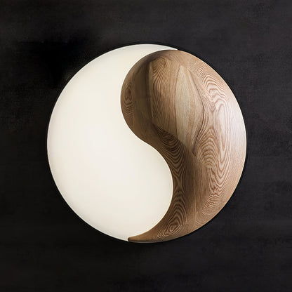Taiyi Balance Ceiling Light | Wood & Metal | 65cm Diameter