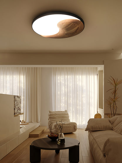 Taiyi Balance Ceiling Light | Wood & Metal | 65cm Diameter