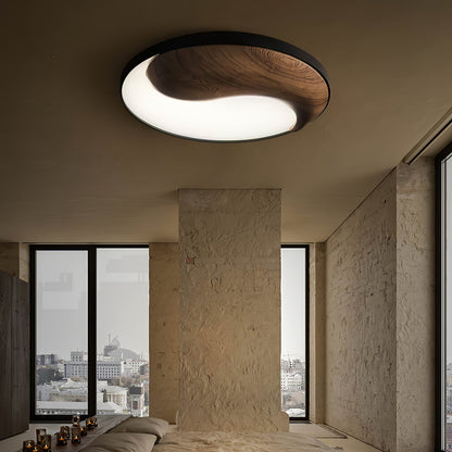 Taiyi Balance Ceiling Light | Wood & Metal | 65cm Diameter