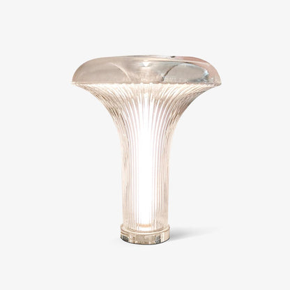 Takku Table Lamp | Transparent Glass & Metal | 34cm Diameter