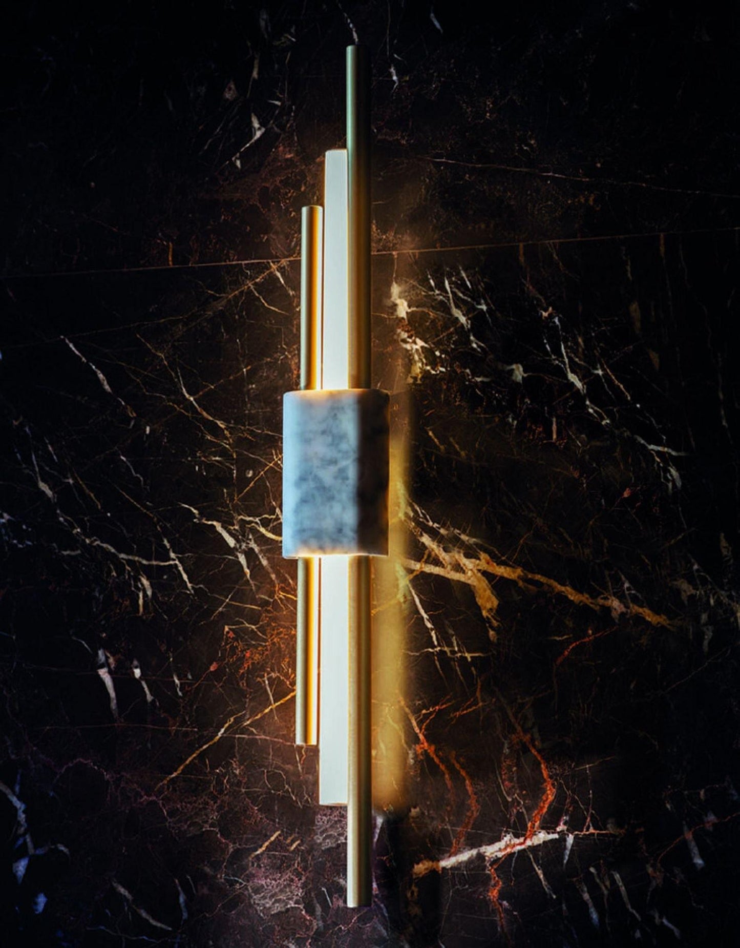 Tanto Wall Light | Brass & Marble | Set of 2