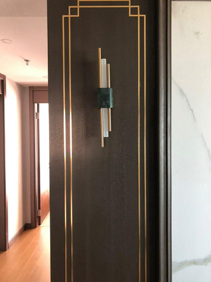 Tanto Wall Light | Brass & Marble | Set of 2