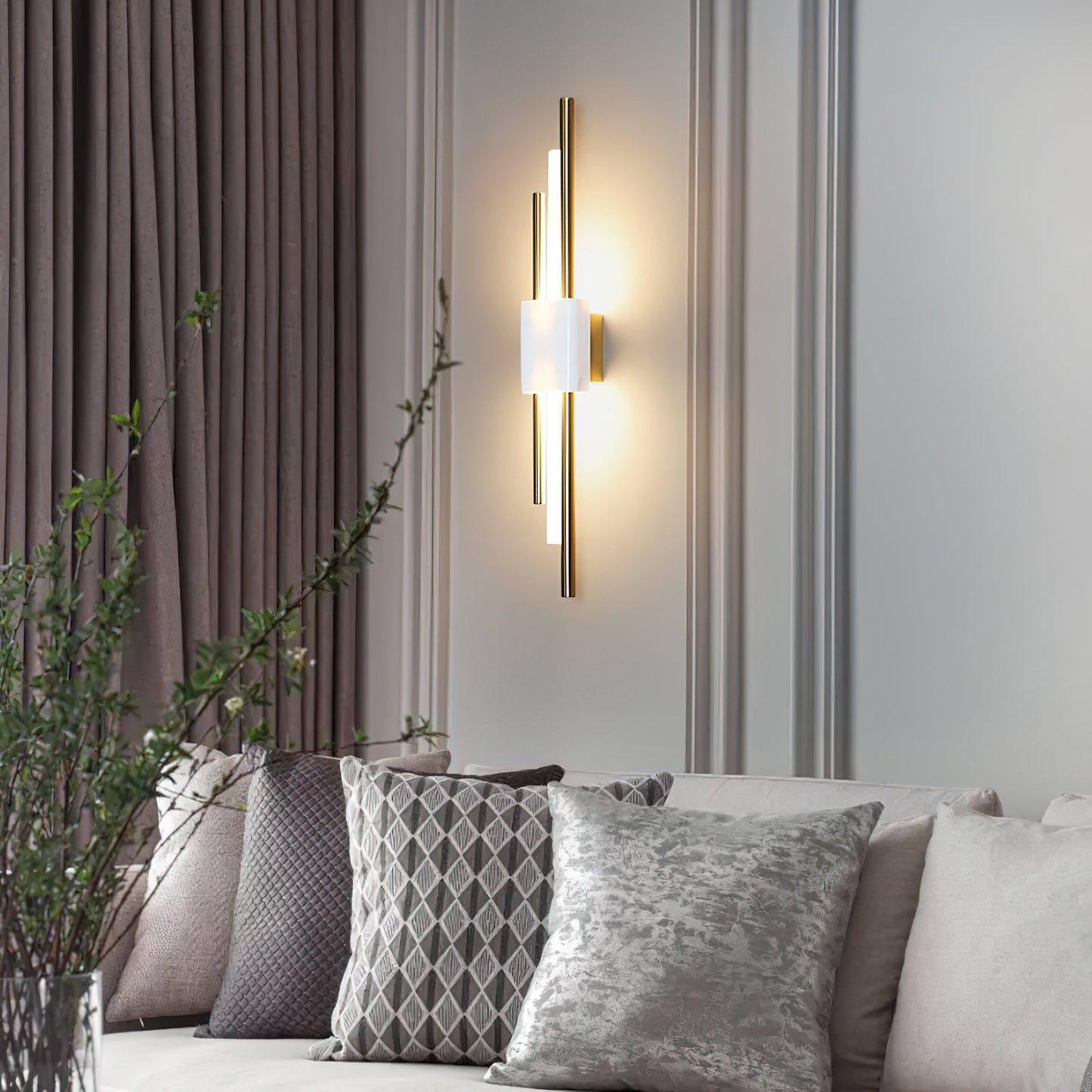 Tanto Wall Light | Brass & Marble | Set of 2