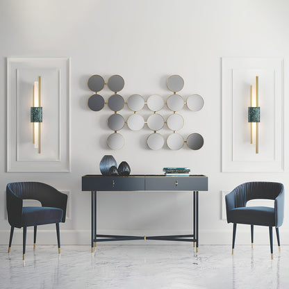 Tanto Wall Light | Brass & Marble | Set of 2