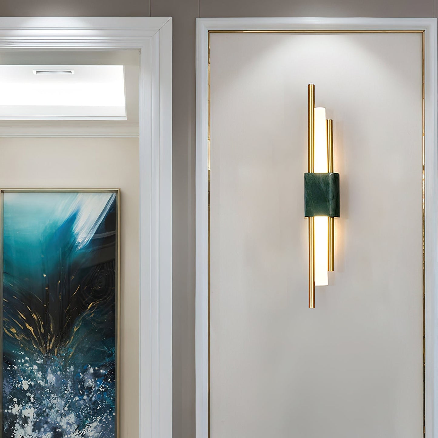 Tanto Wall Light | Brass & Marble | Set of 2