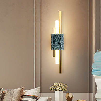Tanto Wall Light | Brass & Marble | Set of 2