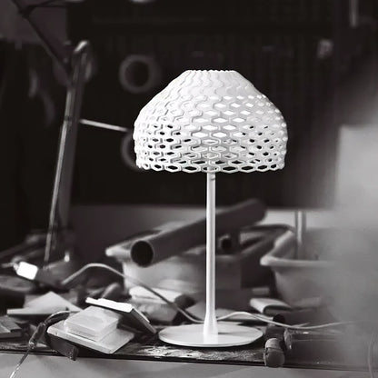 Armadillo Table Lamp | Metal & Plastic | White or Brown