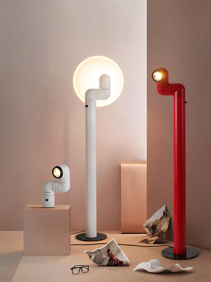 Tatu Table Lamp | Adjustable LED | Red & White