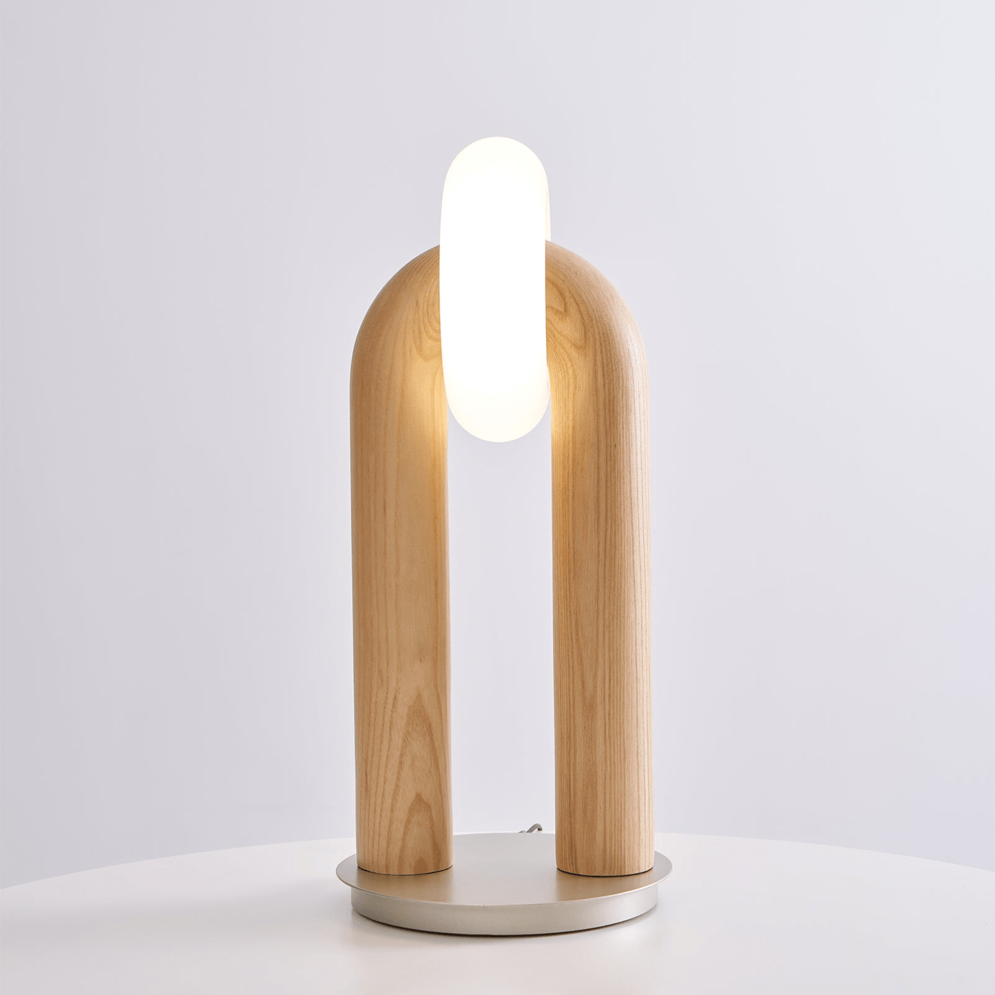 Arcadia Table Lamp | Wooden Design | Wood, Walnut, Black Finishes
