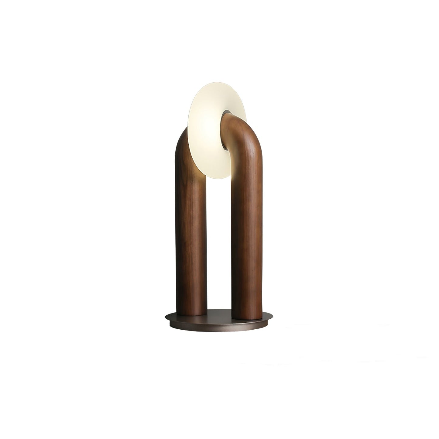 Arcadia Table Lamp | Wooden Design | Wood, Walnut, Black Finishes