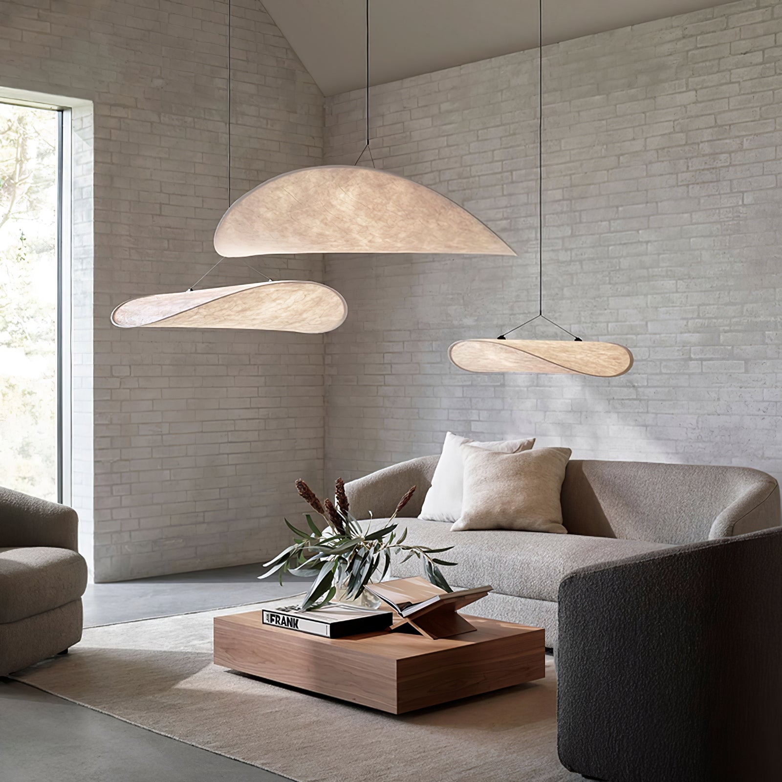 Tyvek Pendant Lamp | Durable Dupont Paper & Glass Fiber | White, Multiple Sizes