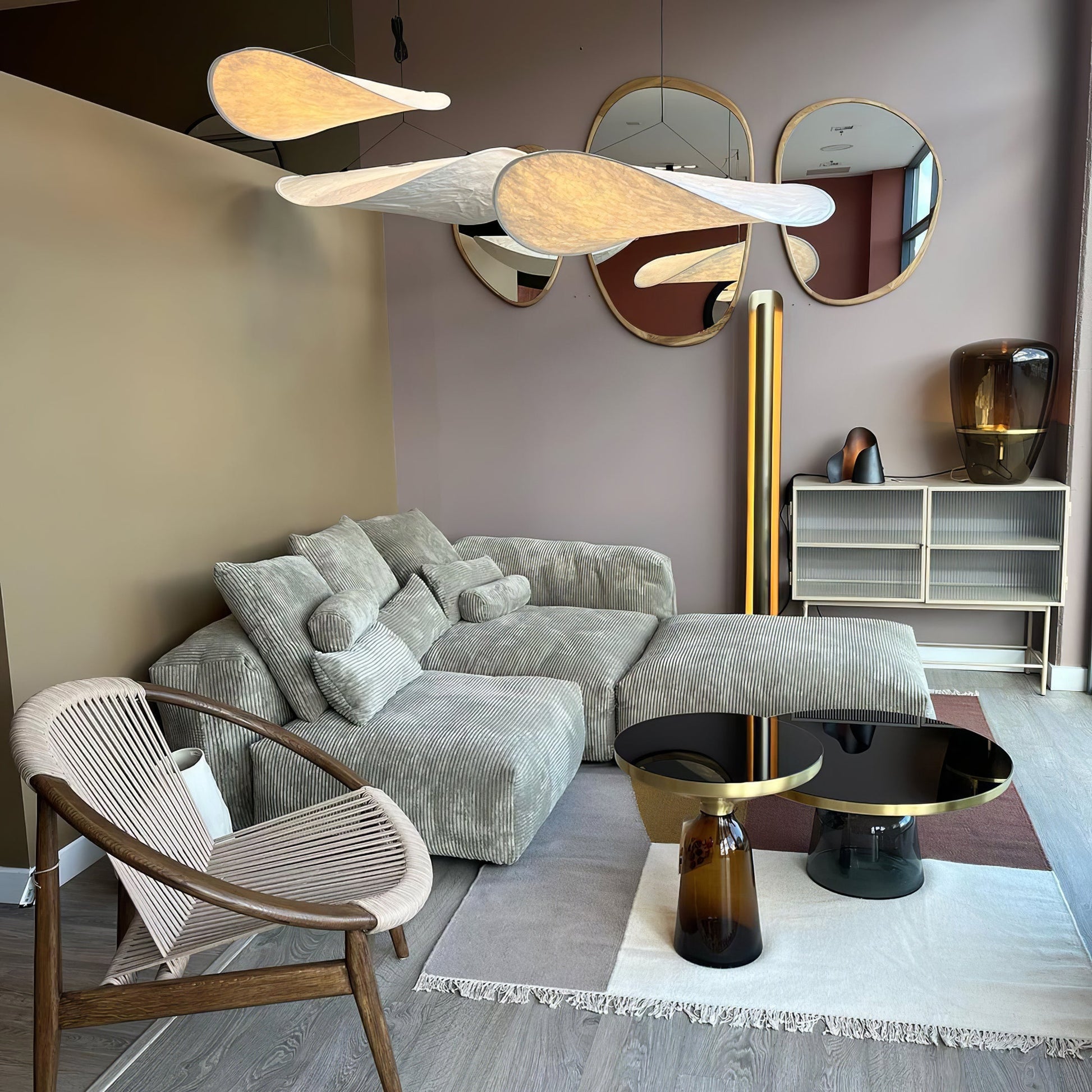 Tyvek Pendant Lamp | Durable Dupont Paper & Glass Fiber | White, Multiple Sizes
