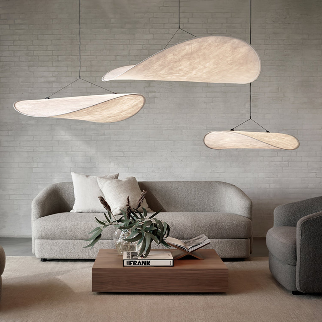 Tyvek Pendant Lamp | Durable Dupont Paper & Glass Fiber | White, Multiple Sizes