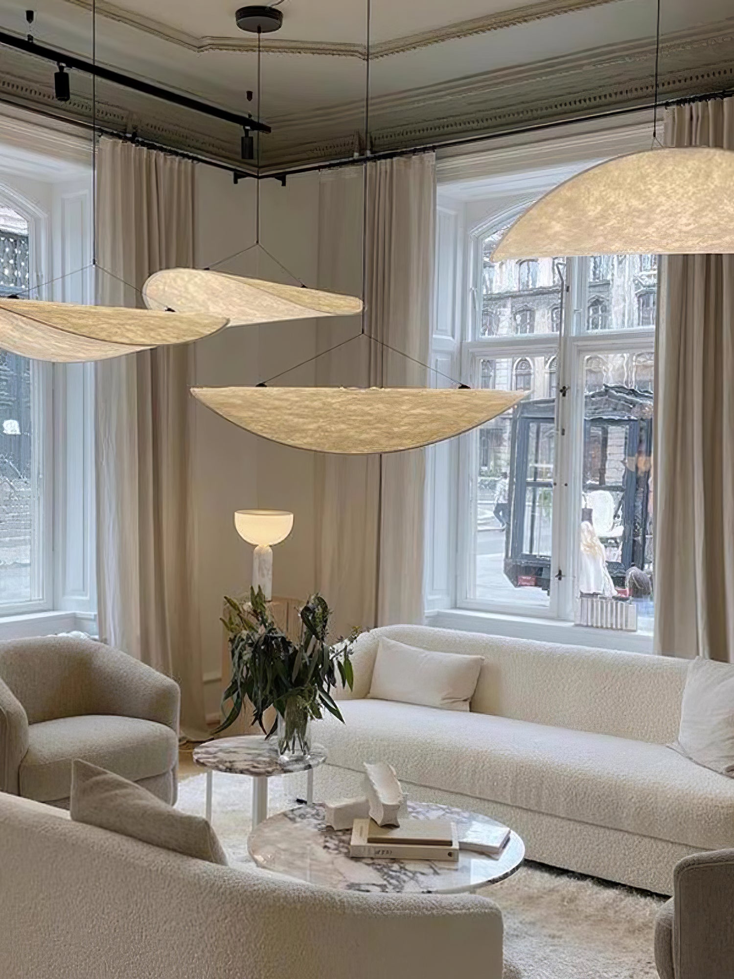 Tyvek Pendant Lamp | Durable Dupont Paper & Glass Fiber | White, Multiple Sizes