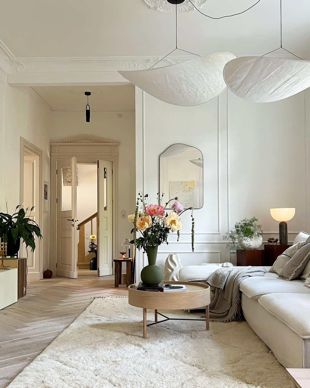 Tyvek Pendant Lamp | Durable Dupont Paper & Glass Fiber | White, Multiple Sizes