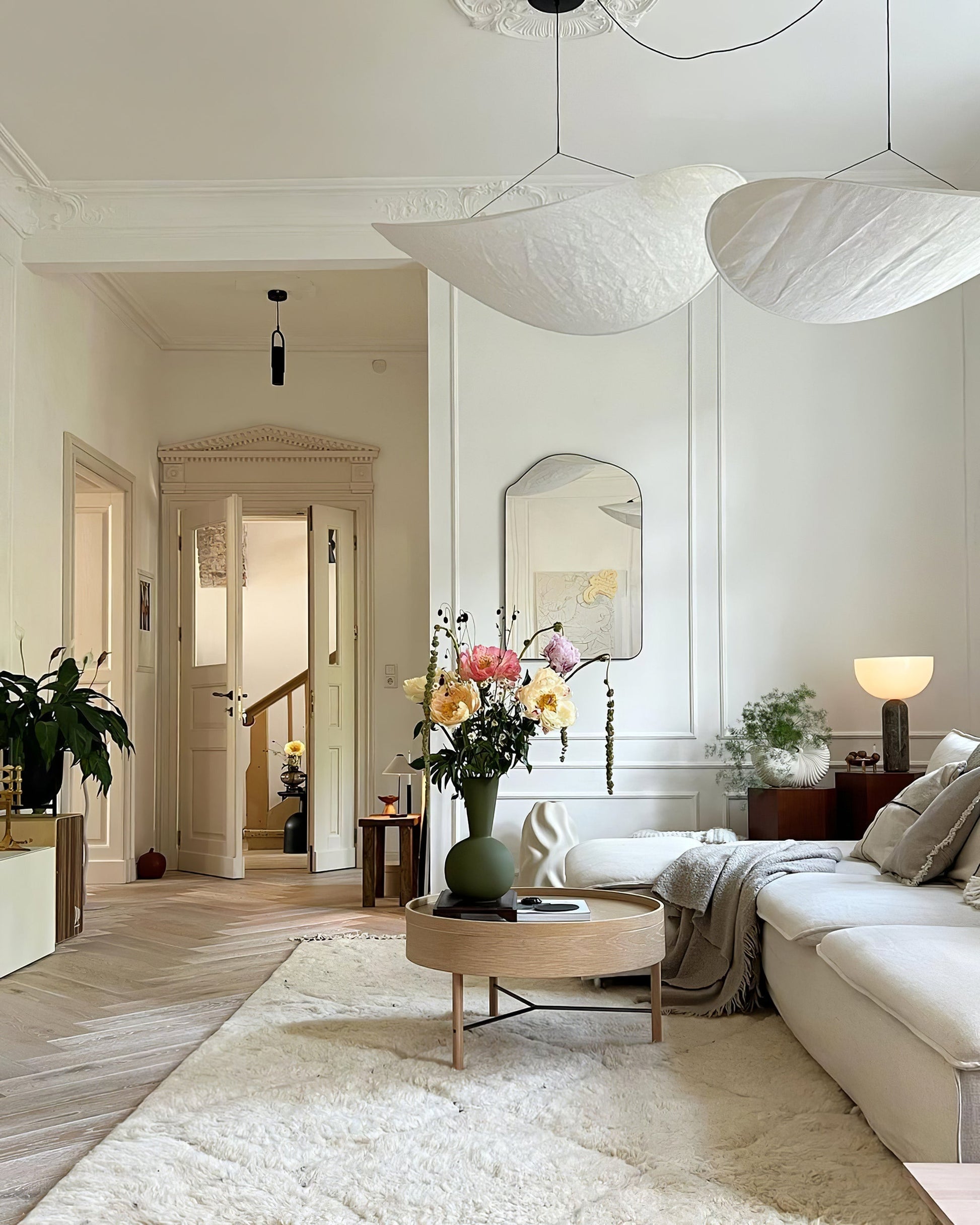 Tyvek Pendant Lamp | Durable Dupont Paper & Glass Fiber | White, Multiple Sizes