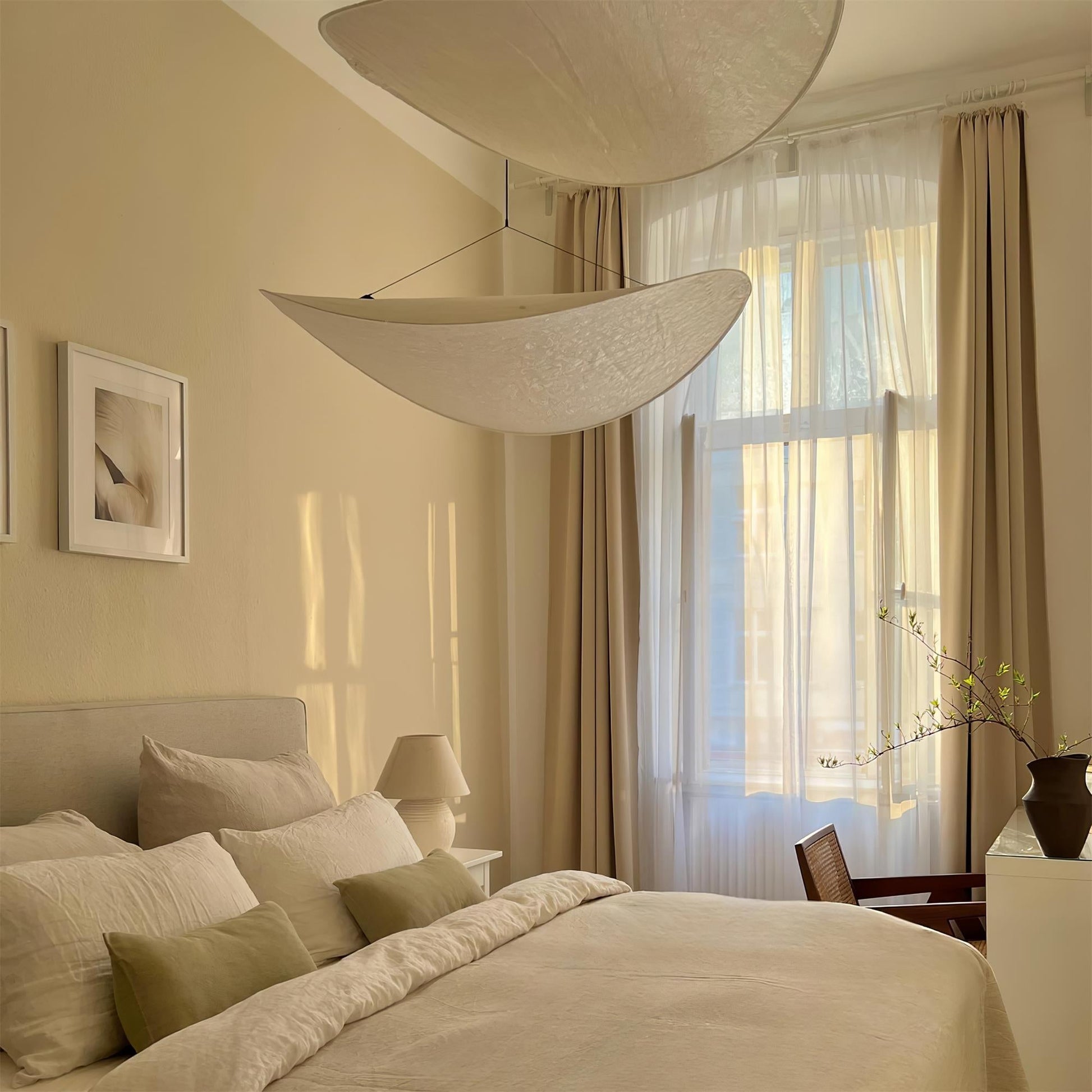 Tyvek Pendant Lamp | Durable Dupont Paper & Glass Fiber | White, Multiple Sizes