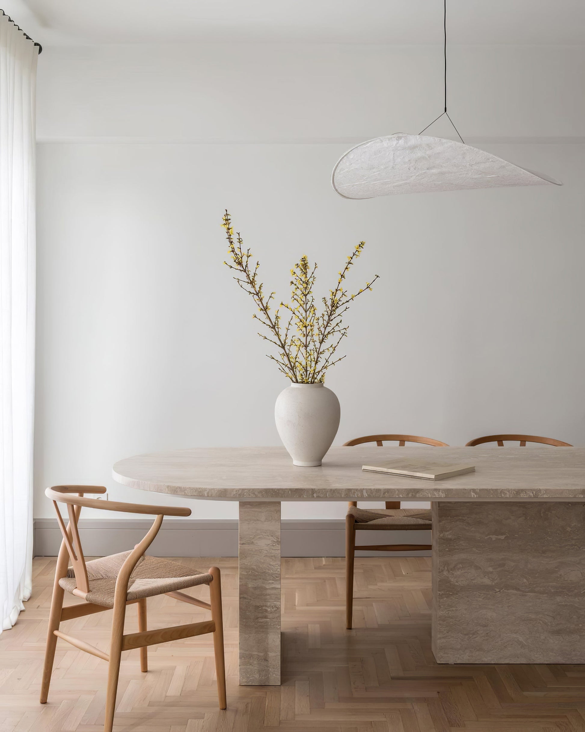 Tyvek Pendant Lamp | Durable Dupont Paper & Glass Fiber | White, Multiple Sizes