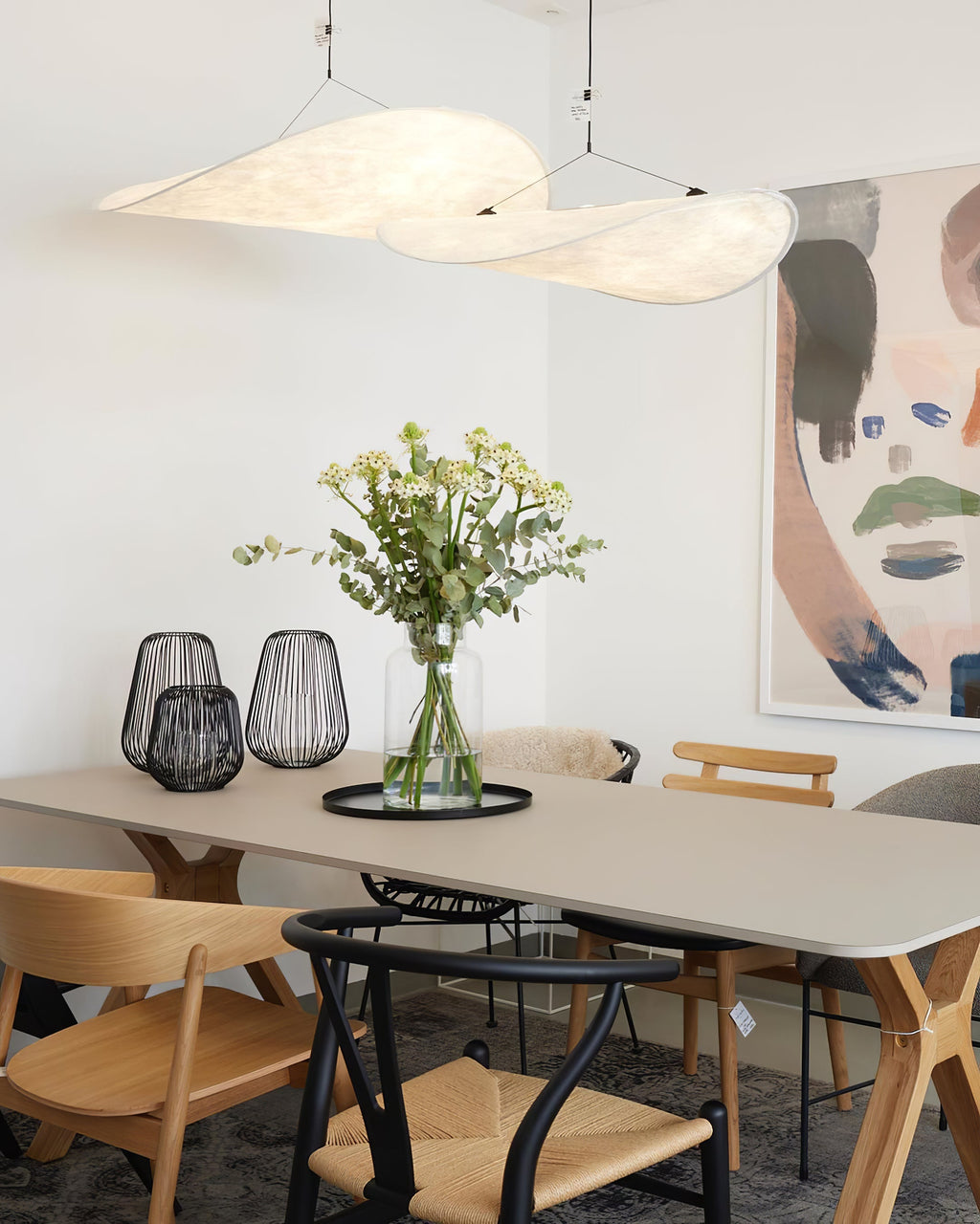 Tyvek Pendant Lamp | Durable Dupont Paper & Glass Fiber | White, Multiple Sizes