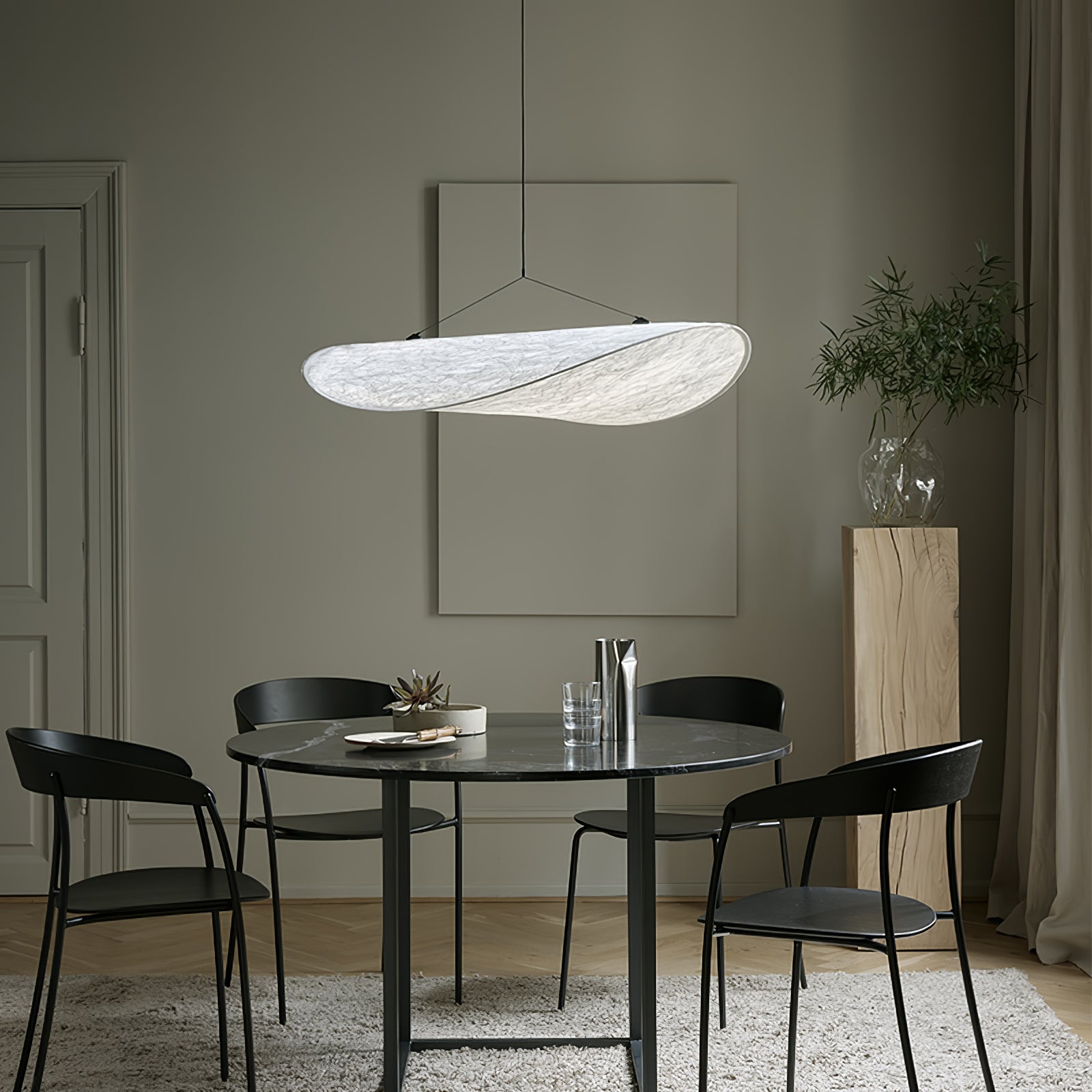 Tyvek Pendant Lamp | Durable Dupont Paper & Glass Fiber | White, Multiple Sizes