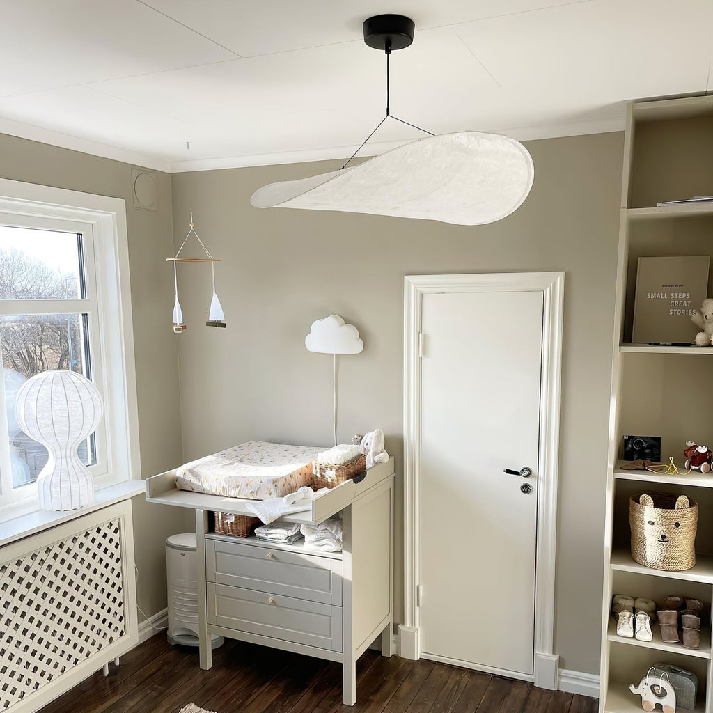 Tyvek Pendant Lamp | Durable Dupont Paper & Glass Fiber | White, Multiple Sizes