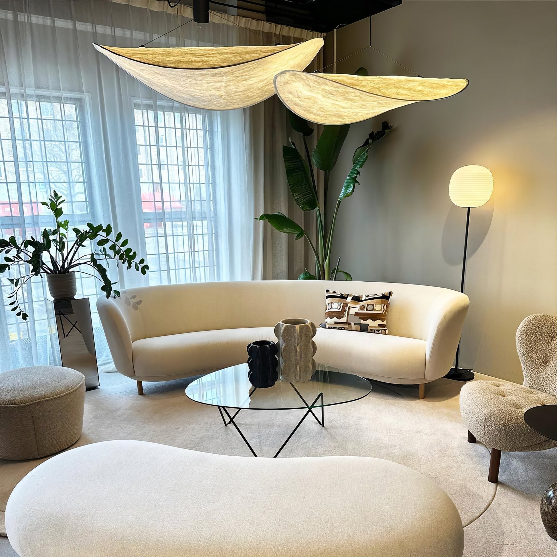 Tyvek Pendant Lamp | Durable Dupont Paper & Glass Fiber | White, Multiple Sizes