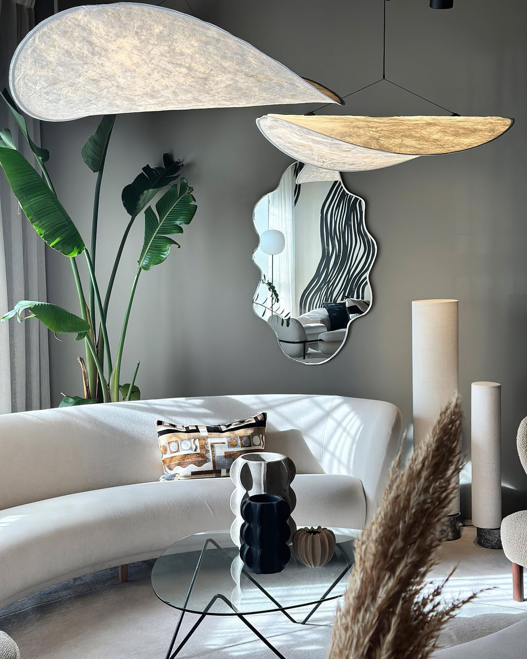Tyvek Pendant Lamp | Durable Dupont Paper & Glass Fiber | White, Multiple Sizes